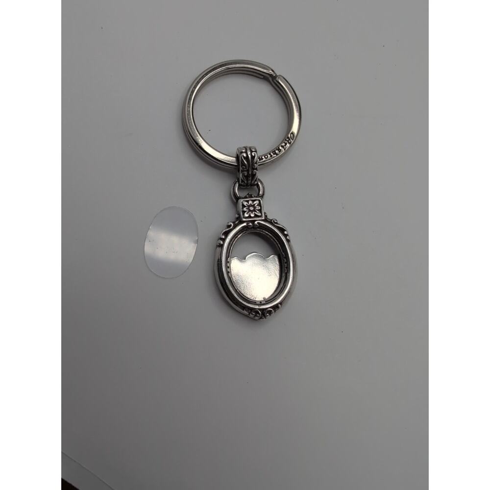 Brighton KEY CHAIN / FOB Silver-Tone Fashion Memory Lane PHOTO HOLDER